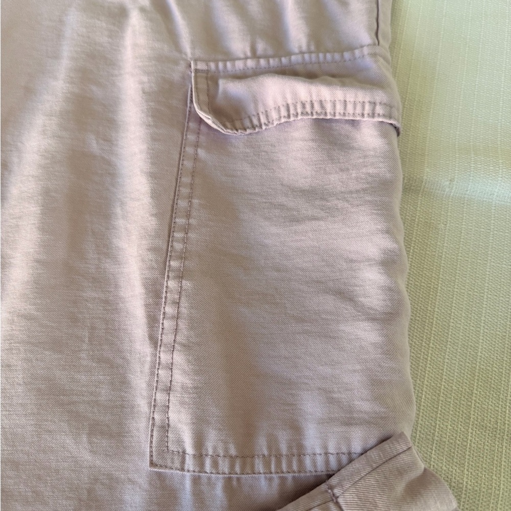 a new day Lavender Wide-Leg Cargo Pants - Picture 3 of 7